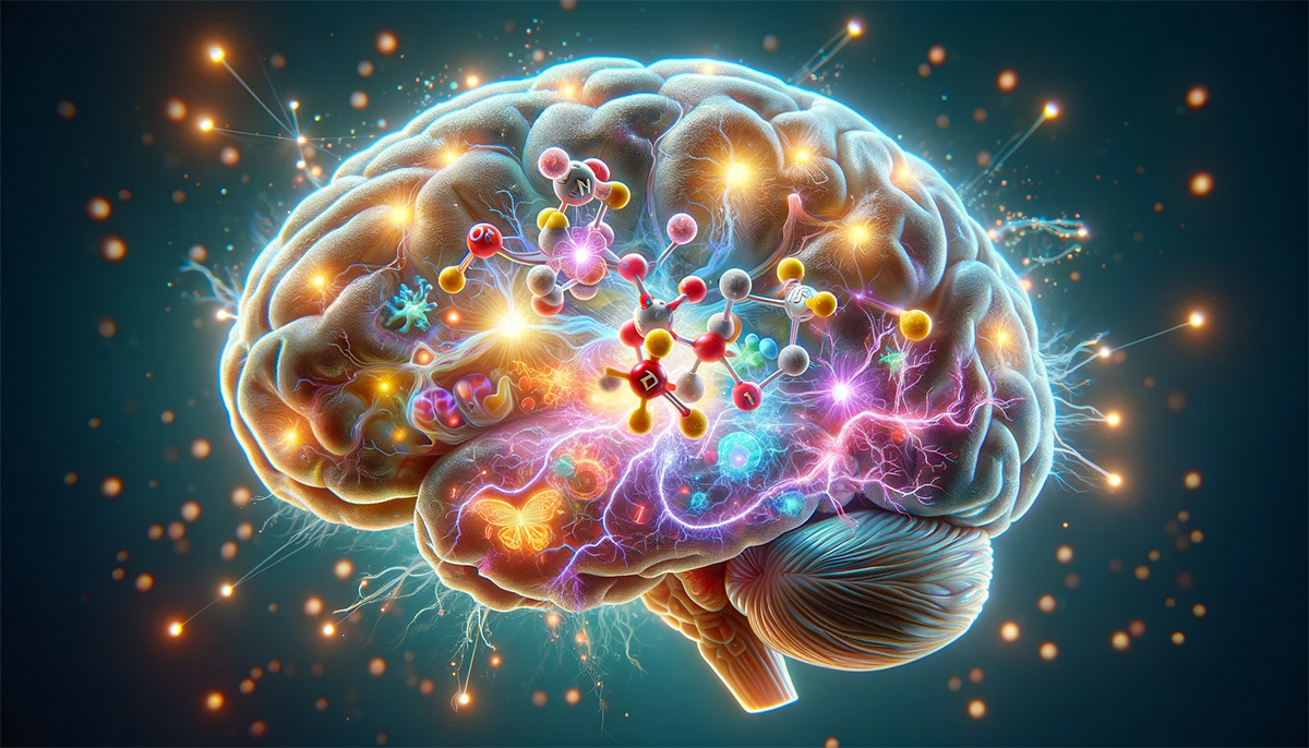 Modafinil's effects on neurotransmitters in the human brain