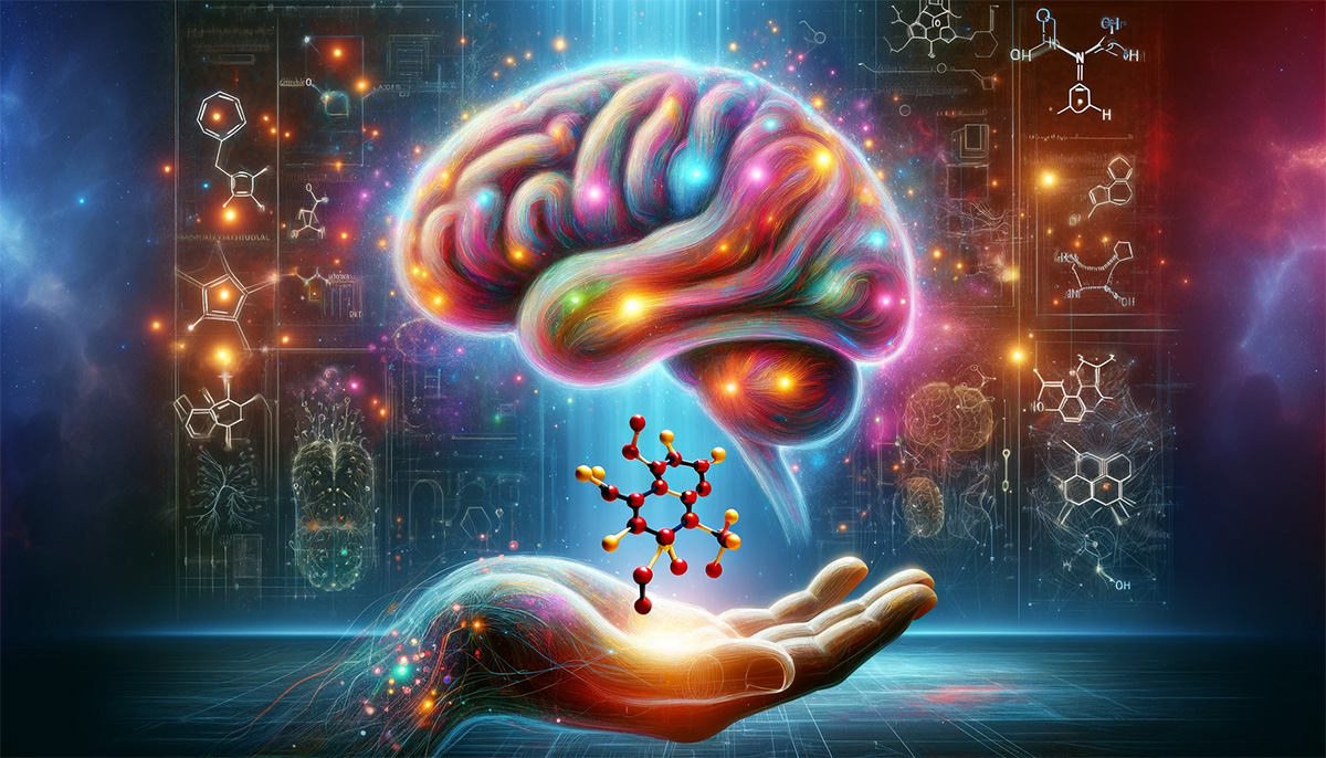 Visual representation of Modafinil and its impact on brain function