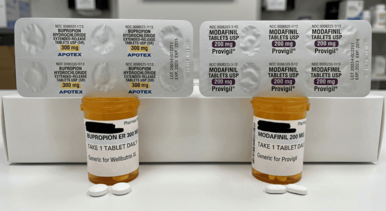 Bupropion and Modafinil