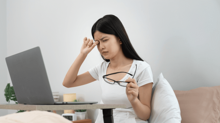 Modafinil and Blurry Vision
